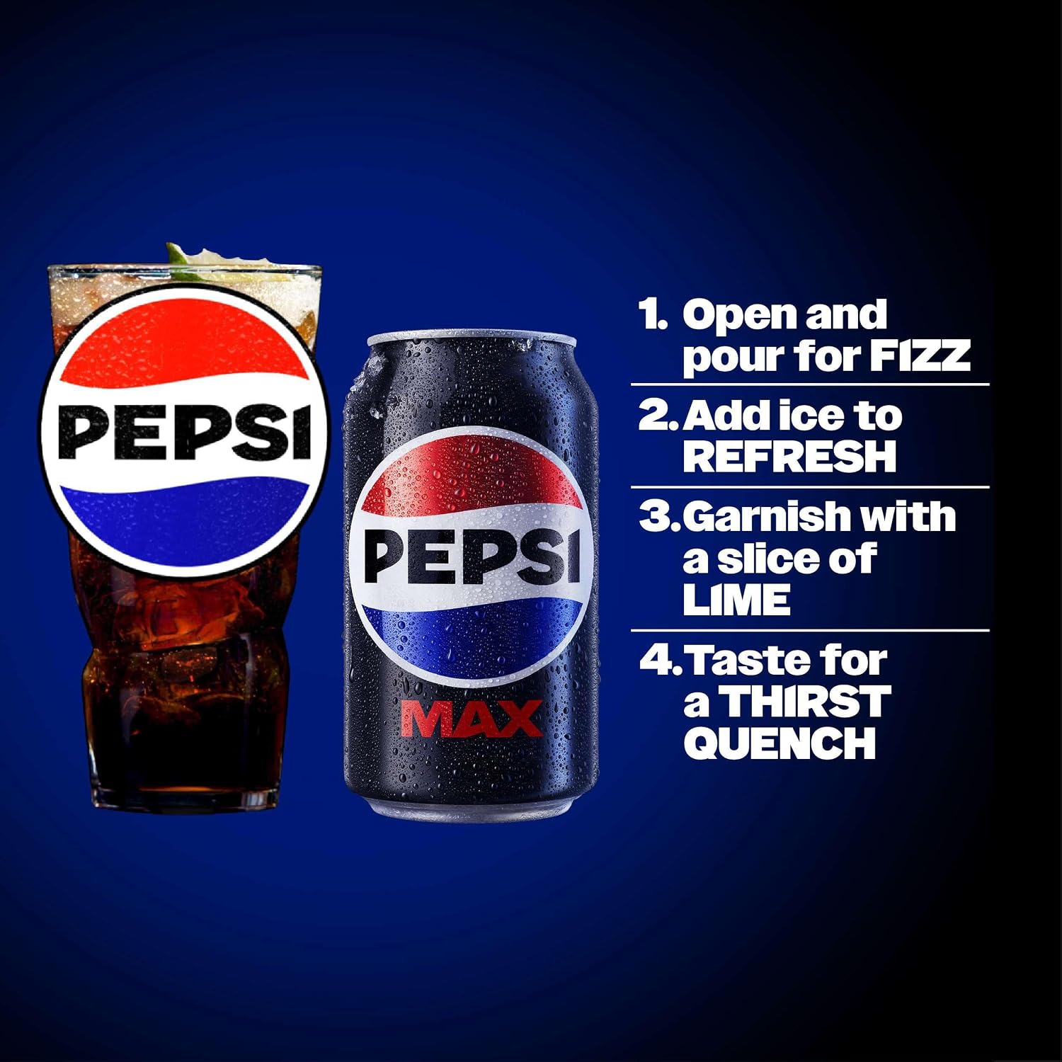 Thumbnail 3 de Pepsi Max Cola 330ml Can — 24 Pack