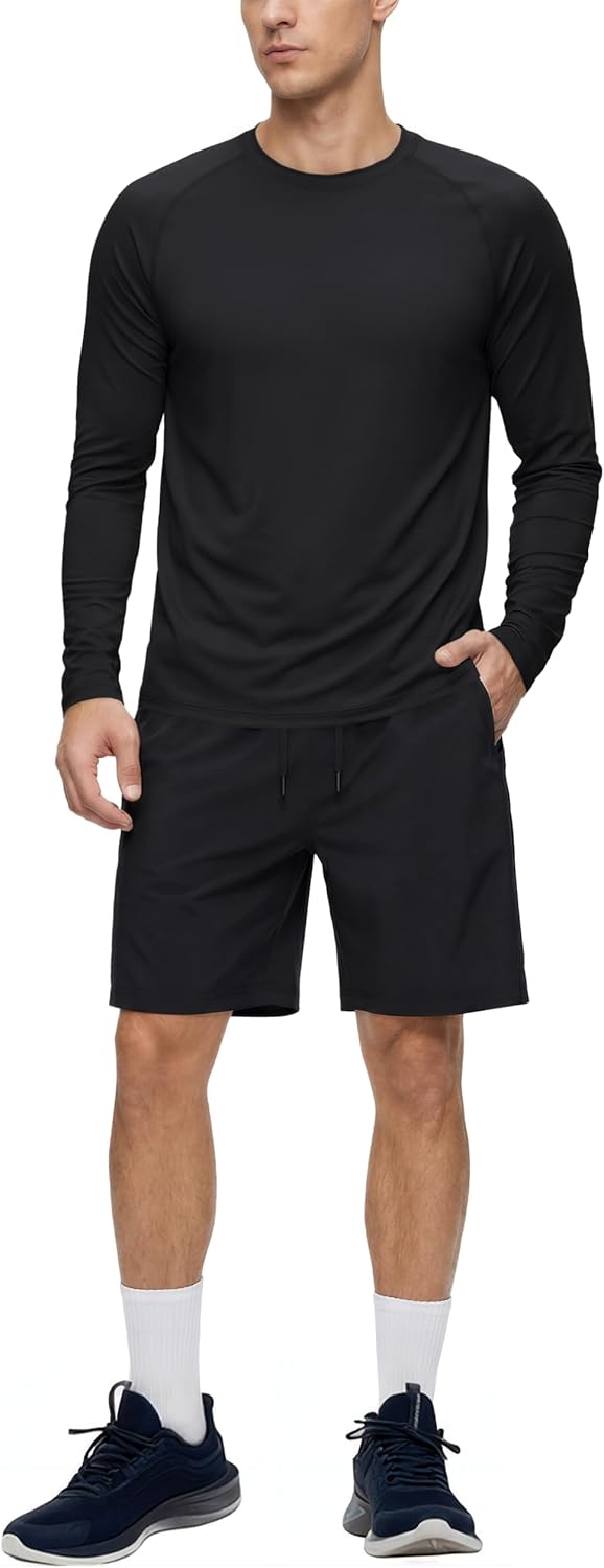 Thumbnail 1 de TACVASEN Herren UPF 50+ Langarmshirt mit UV-Schutz (Rashguard) für Outdoor, Sport & Wasser