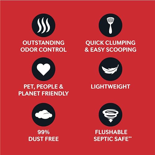 Detalle 2 de World's Best Cat Litter, Multiple Cat, Unscented, Odor Control, 15 lb Bag