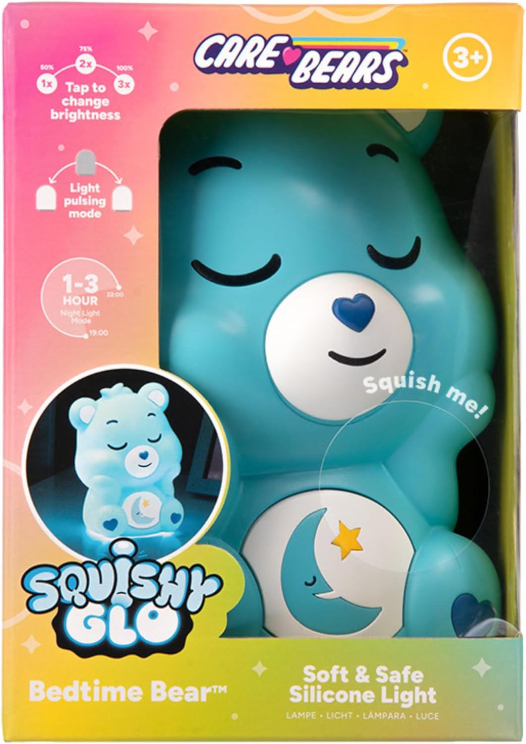 Thumbnail 6 de Paladone Care Bears SquishyGlo: lampada silicone ufficiale con licenza Care Bears
