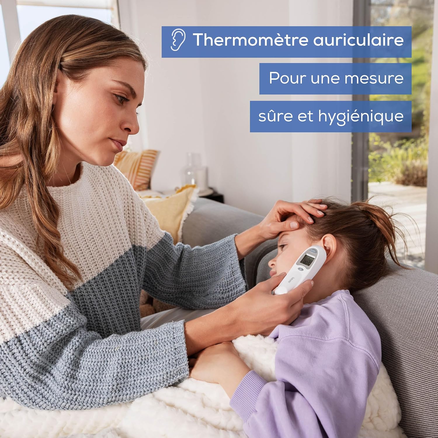 Detalle 2 de Beurer FT 58 thermomètre auriculaire 10 mémoires