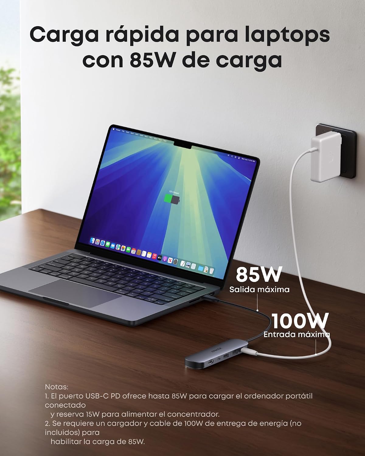 Thumbnail 4 de Anker Hub USB-C 7 en 1: Concentrador Multipuerto para MacBook, PC y más