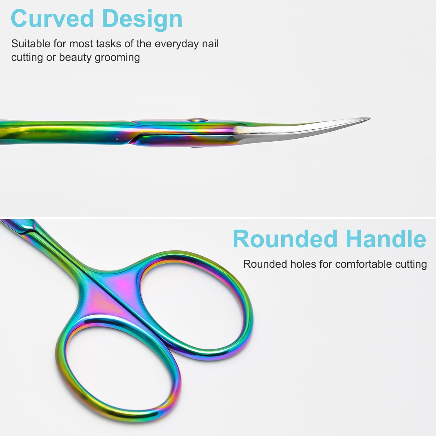 Thumbnail 2 de CGBE Professional Curved Cuticle Scissors – Sharp Stainless Steel Precision for Nails, Brows, and More