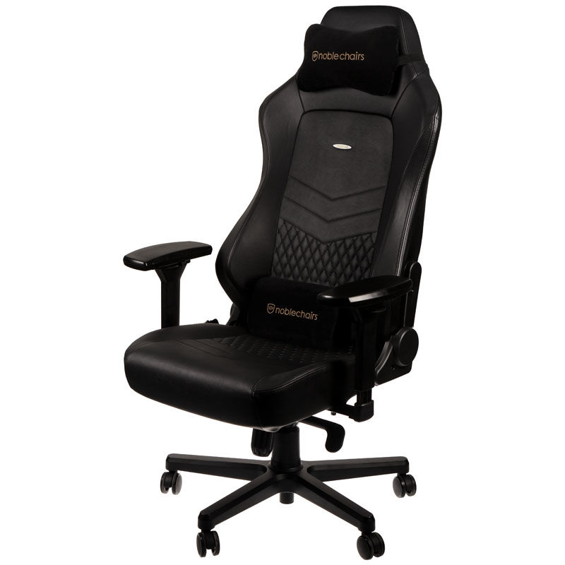Detalle 2 de noblechairs Hero Cuero Negra 150 kg