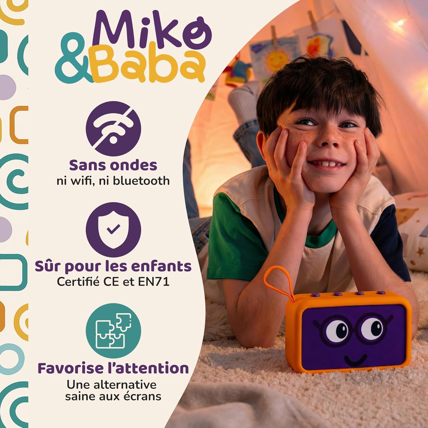 Thumbnail 1 de Miko – Boîte à Histoires Enfant 3-8 Ans : Conteuse Audio sans écran, 120 histoires incluses