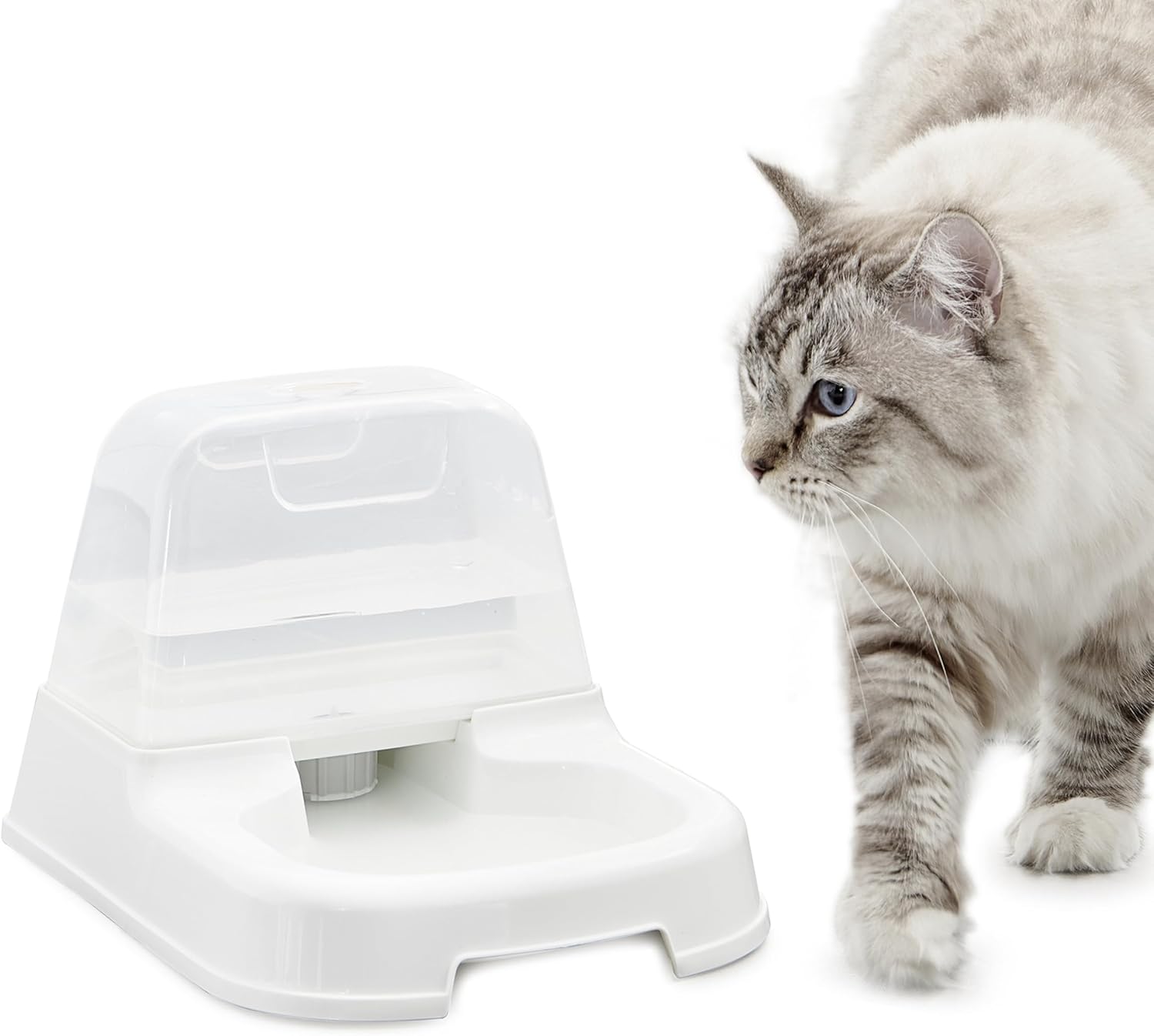 Thumbnail 2 de Iris Ohyama PWF: set da 6 filtri in carbone attivo vegetale per fontane per animali domestici (PWF-200F), grigio