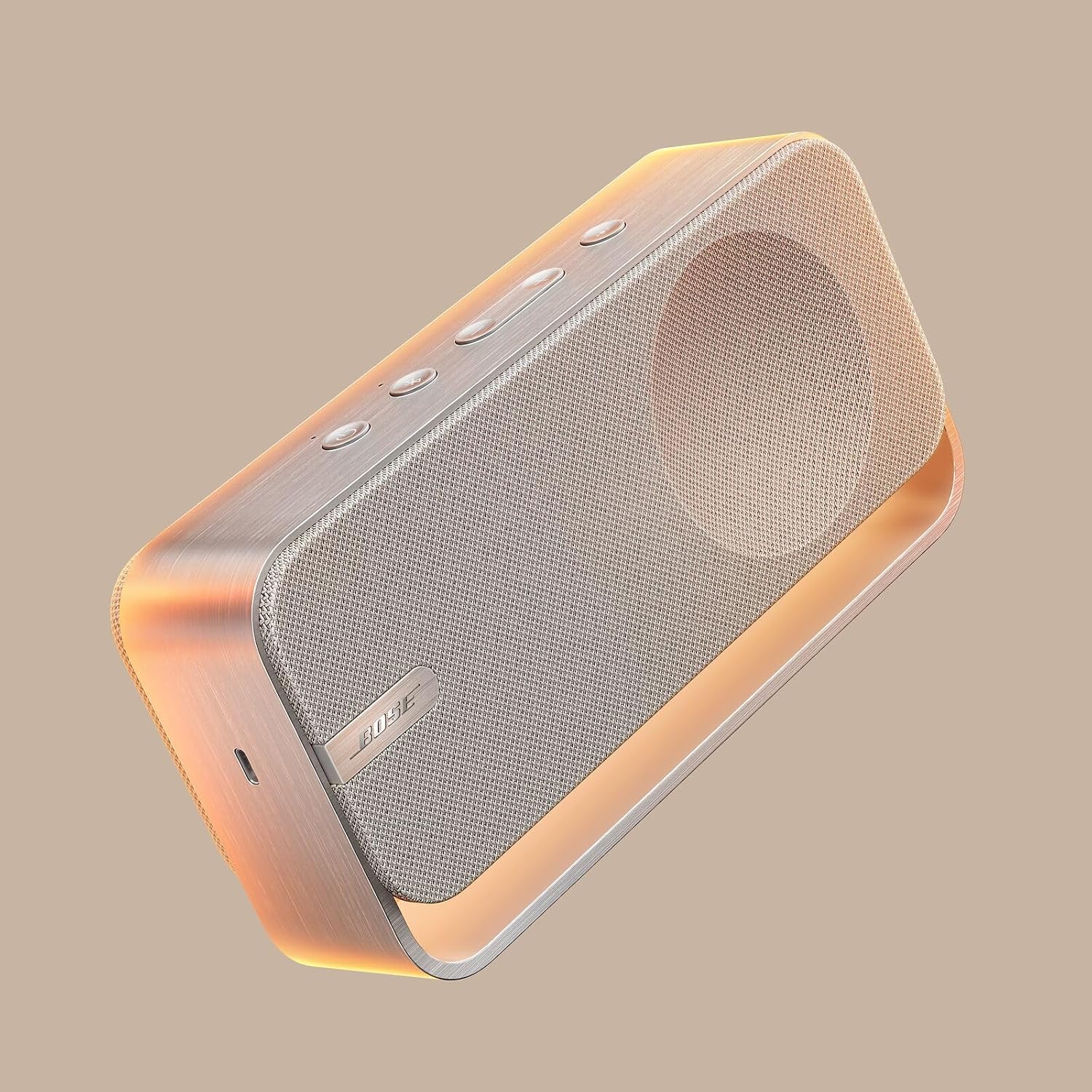 Detalle de Bose SoundLink Home Speaker 892399-0010, Portable Bluetooth Speaker, Light Silver