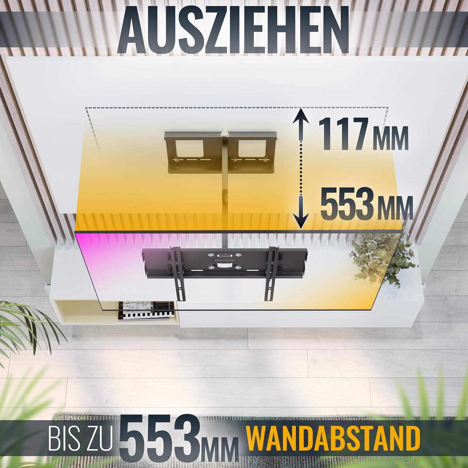 Thumbnail 3 de RICOO R03 TV Wandhalterung 40-75 Zoll