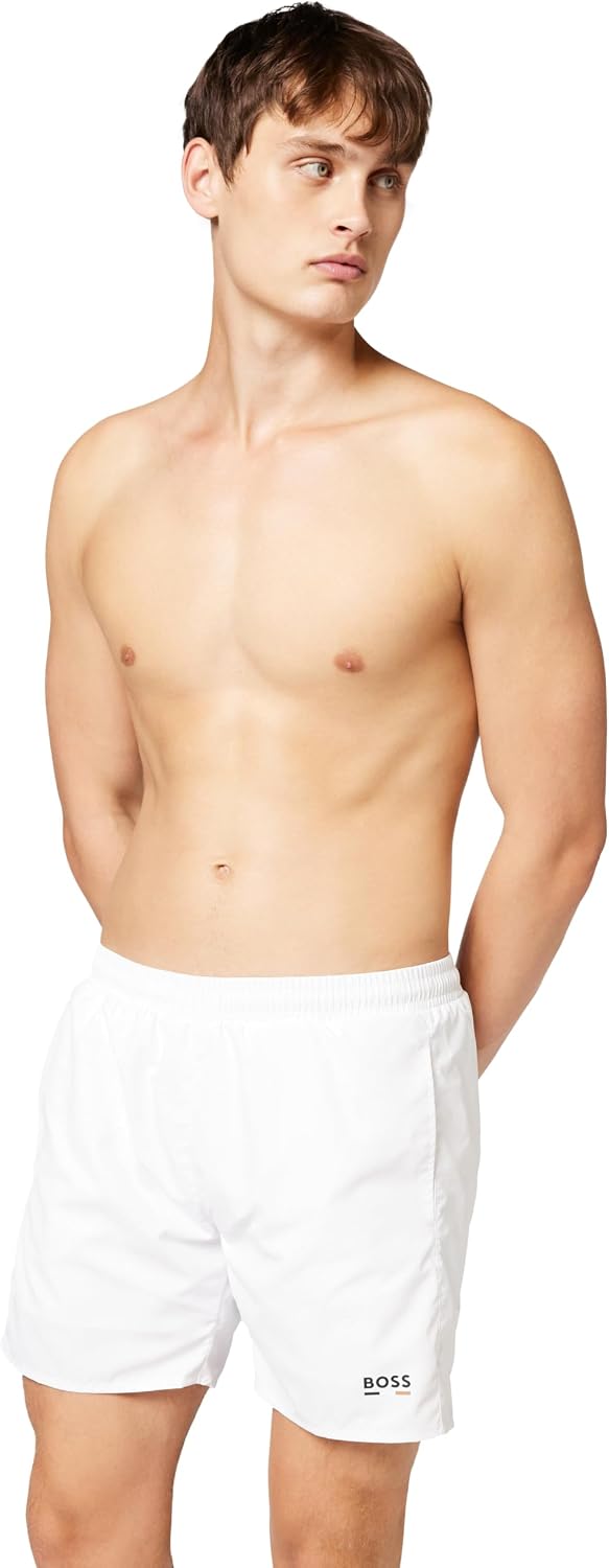 Detalle de Boss Pantaloncini da Bagno da Uomo in poliestere riciclato