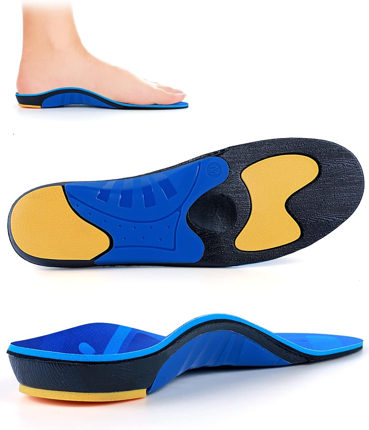 Detalle de TOPSOLE orthopädische Einlegesohlen bei Plantarfasziitis, Plattfuß & Fersensporn (für Damen und Herren)