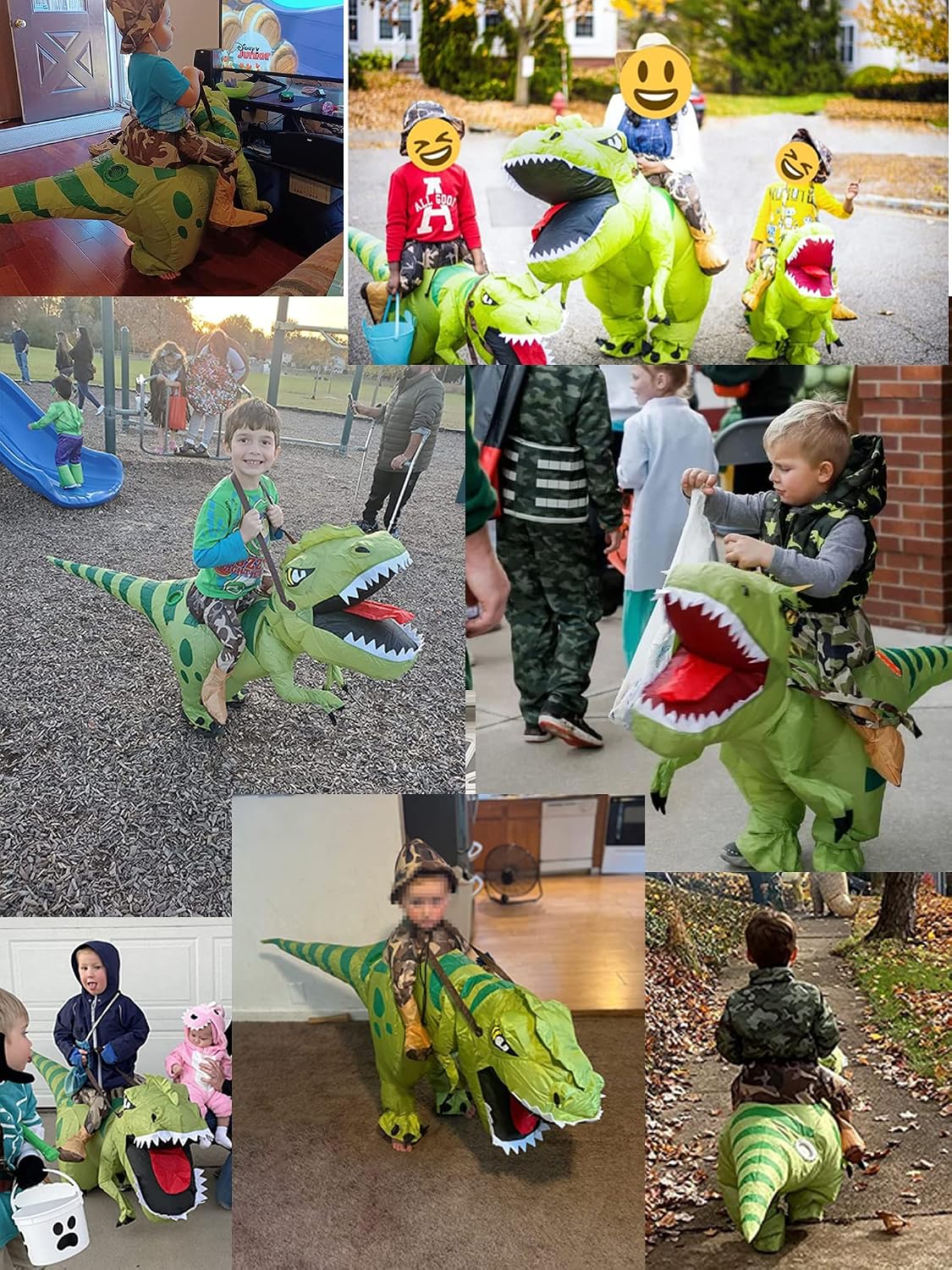 Thumbnail 6 de FXICH Dino Aufblasbares Kostüm für Erwachsene 🎭