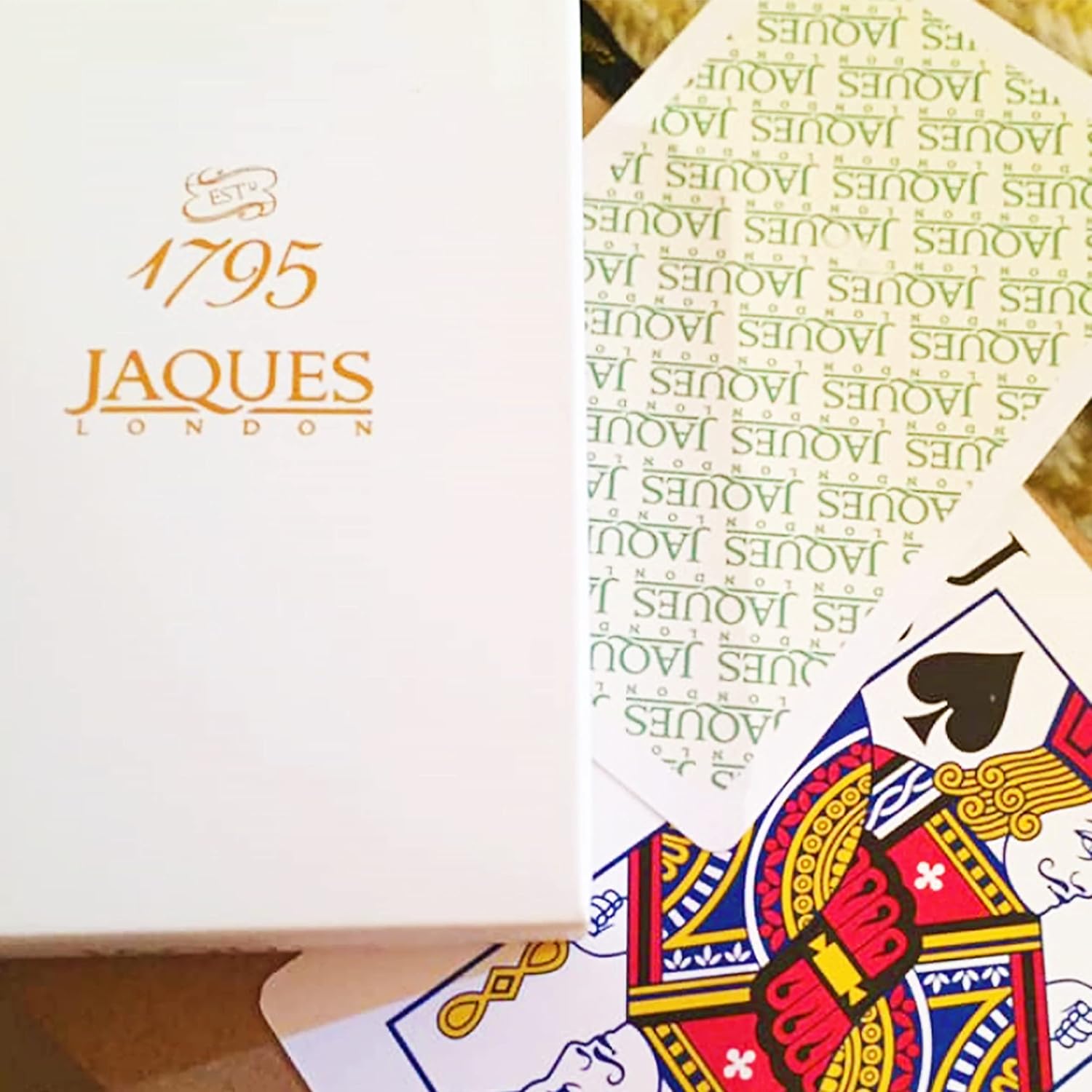 Detalle de Jaques of London No. 1 Premium Playing Cards Twin Pack