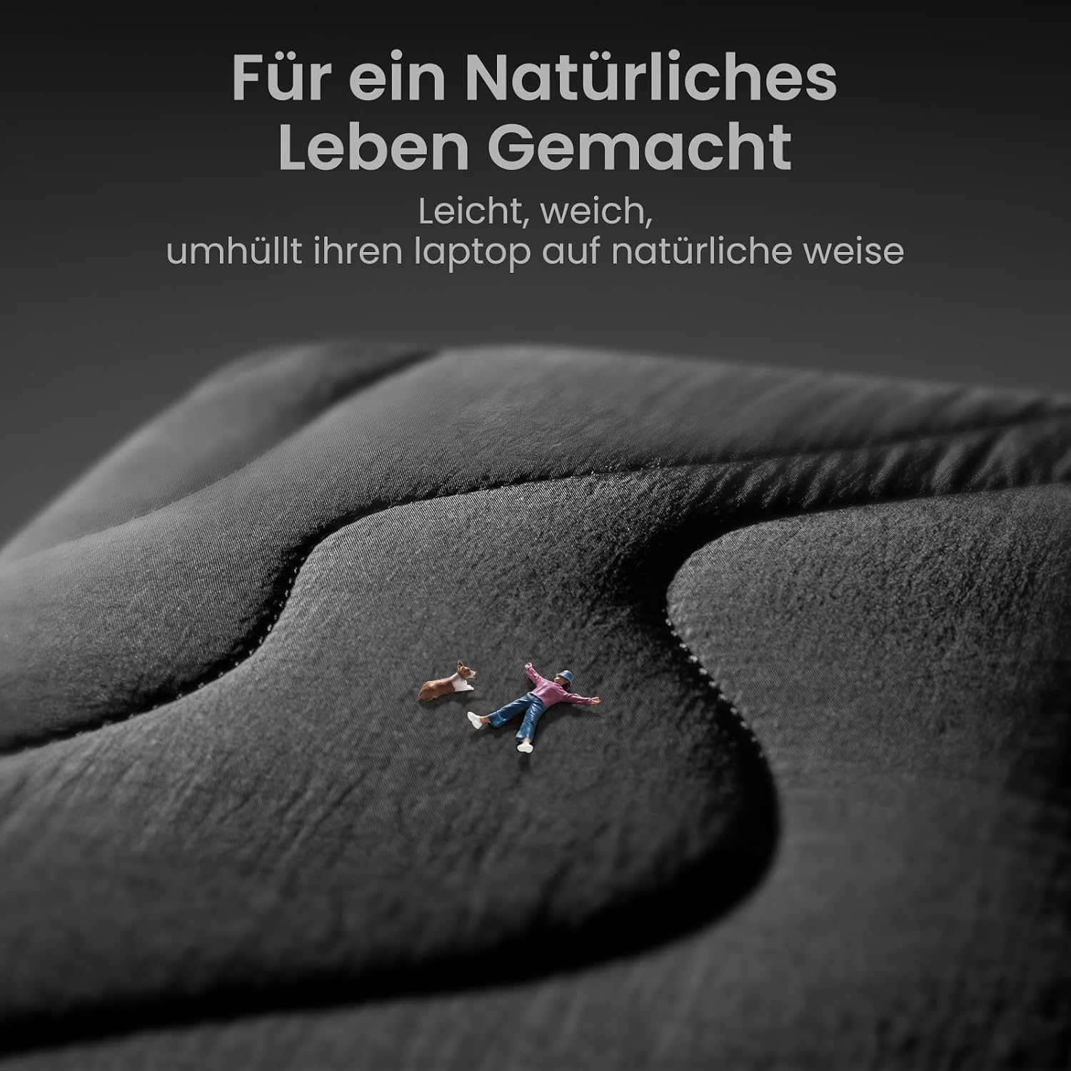 Detalle 2 de tomtoc Gesteppte Laptop Tasche Hülle für 13-Zoll MacBook Air/Neo iPad – Terra-A27 Stil