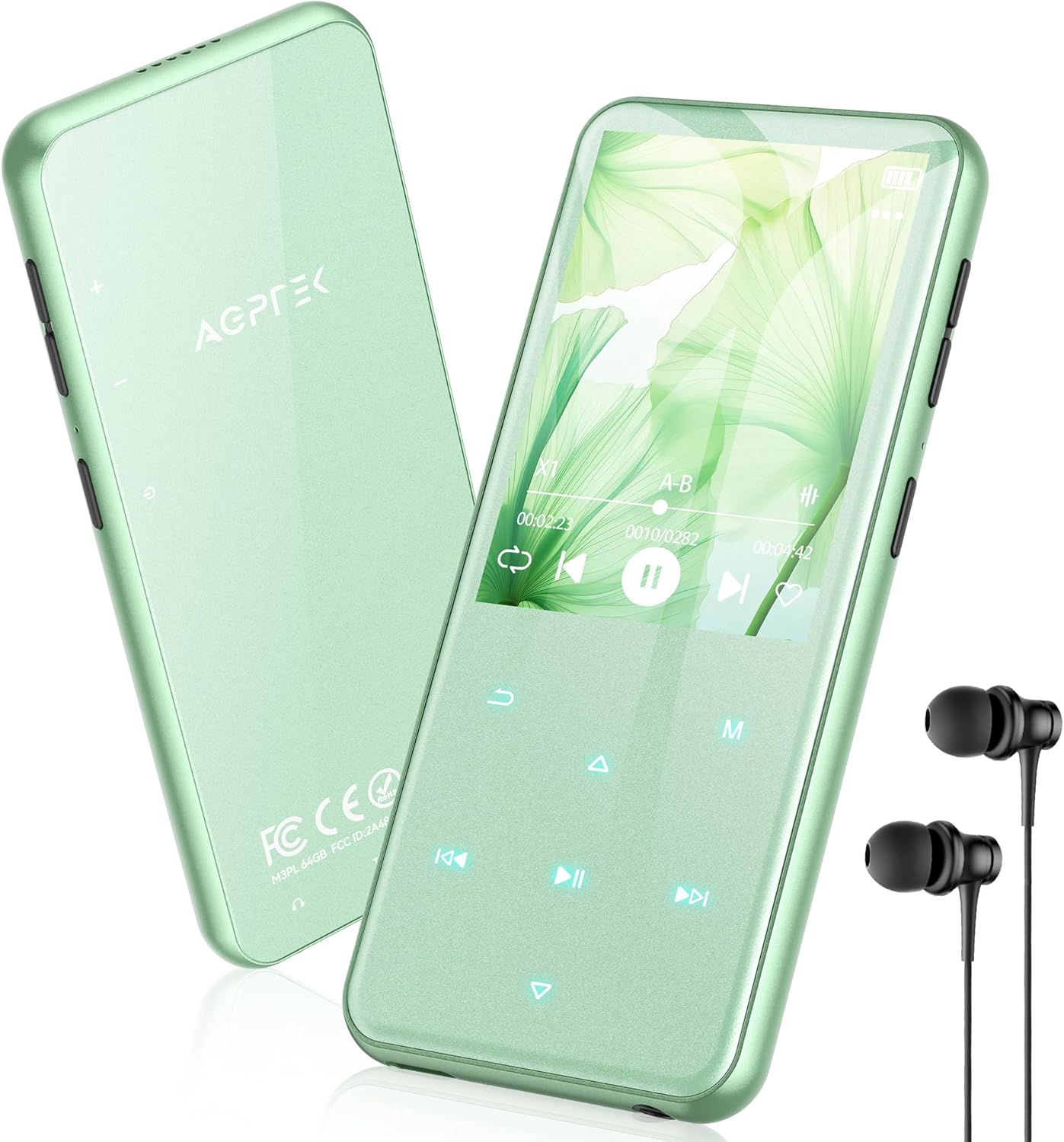 Thumbnail 6 de AGPTEK 64Go MP3 Bluetooth avec Haut-Parleur — Grand Écran, Son HiFi et GPS de fonctions sport