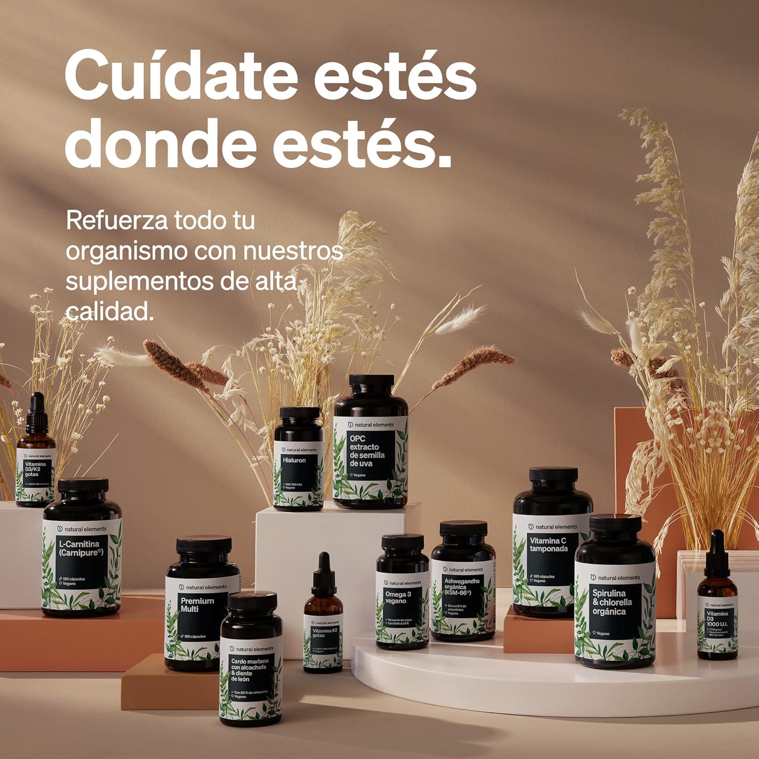 Detalle de natural elements Biotina + Zinc + Selenio 365