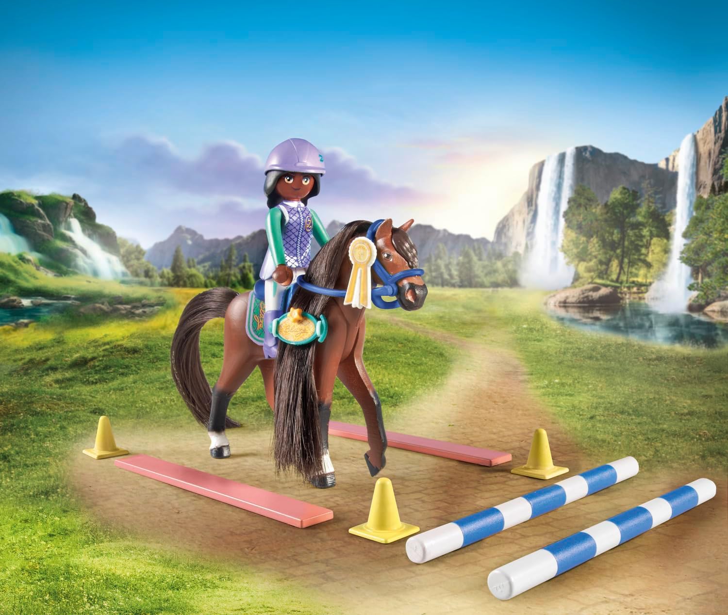 Thumbnail 6 de PLAYMOBIL Horses of Waterfall 71355 🐴 Juego de caballos y entrenamiento