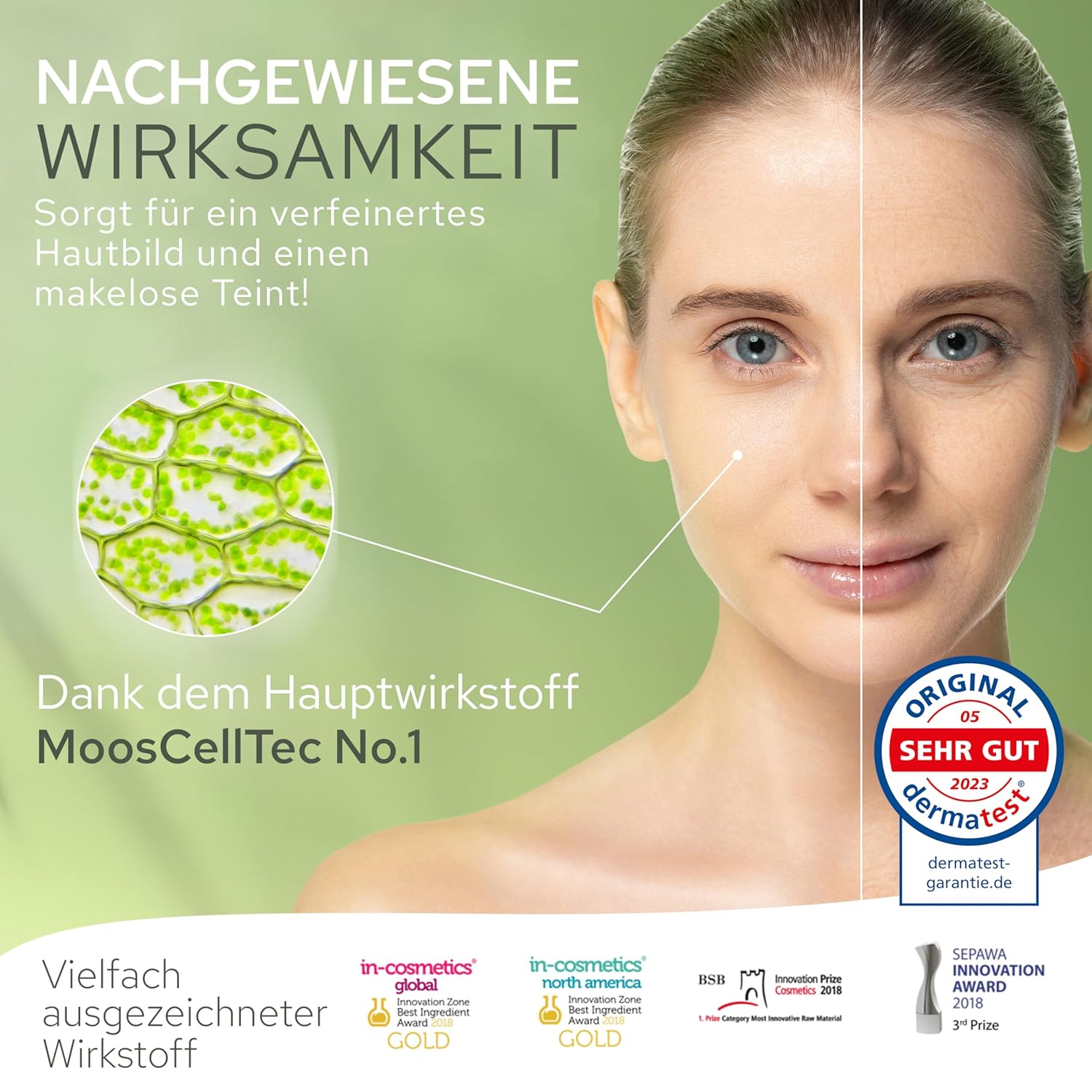 Detalle de Duraskin BIO Moossalbe 30 ml Anti Aging