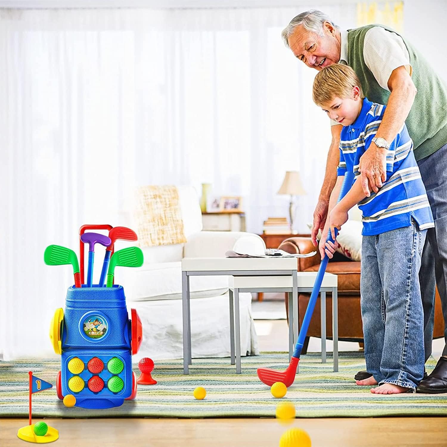 Thumbnail 5 de Doloowee Golf Set for Toddler and Kids – 3 to 6 Years