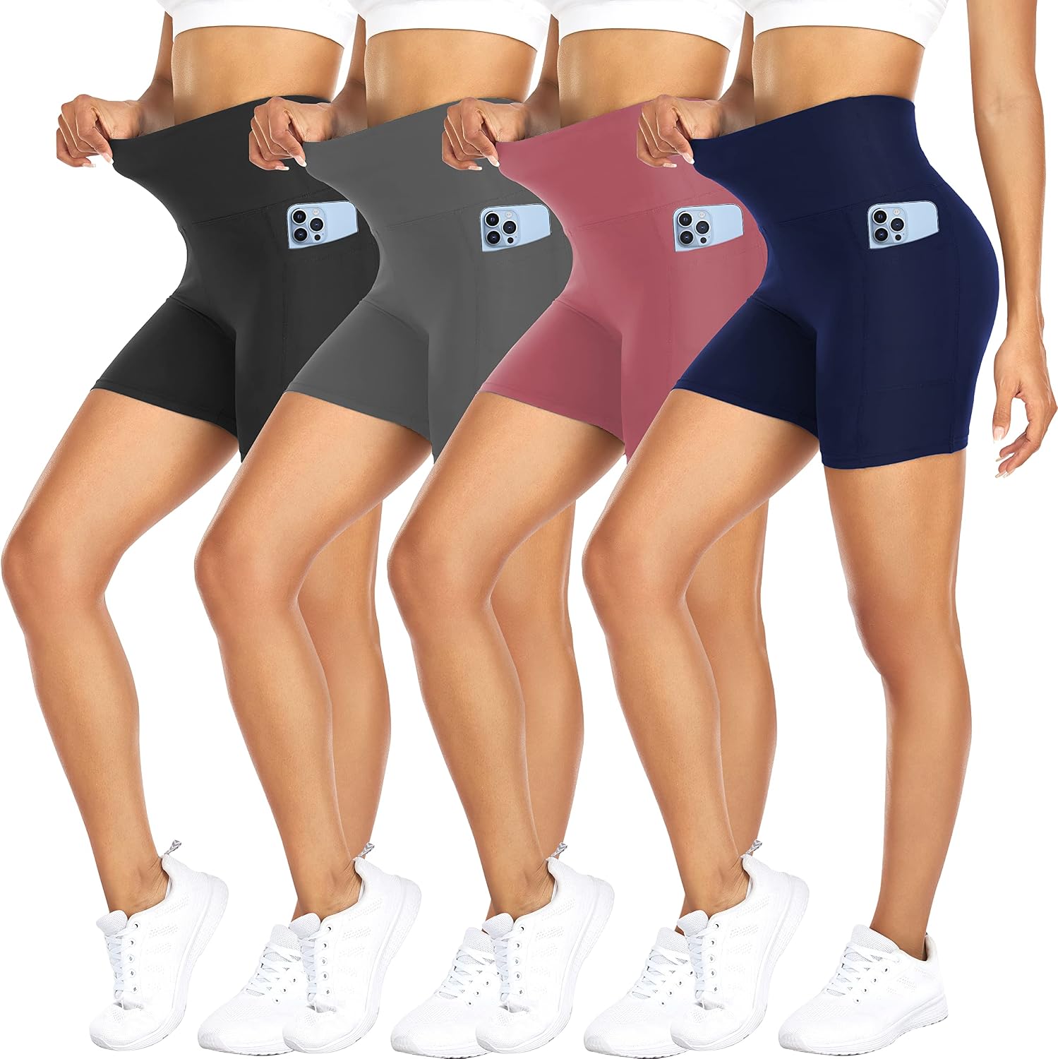 Detalle de FULLSOFT Biker Shorts 5" High Waisted