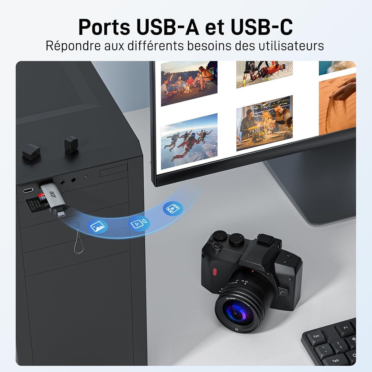 Thumbnail 3 de Acer Lecteur de carte SD 3.0 pour SD/Micro SD