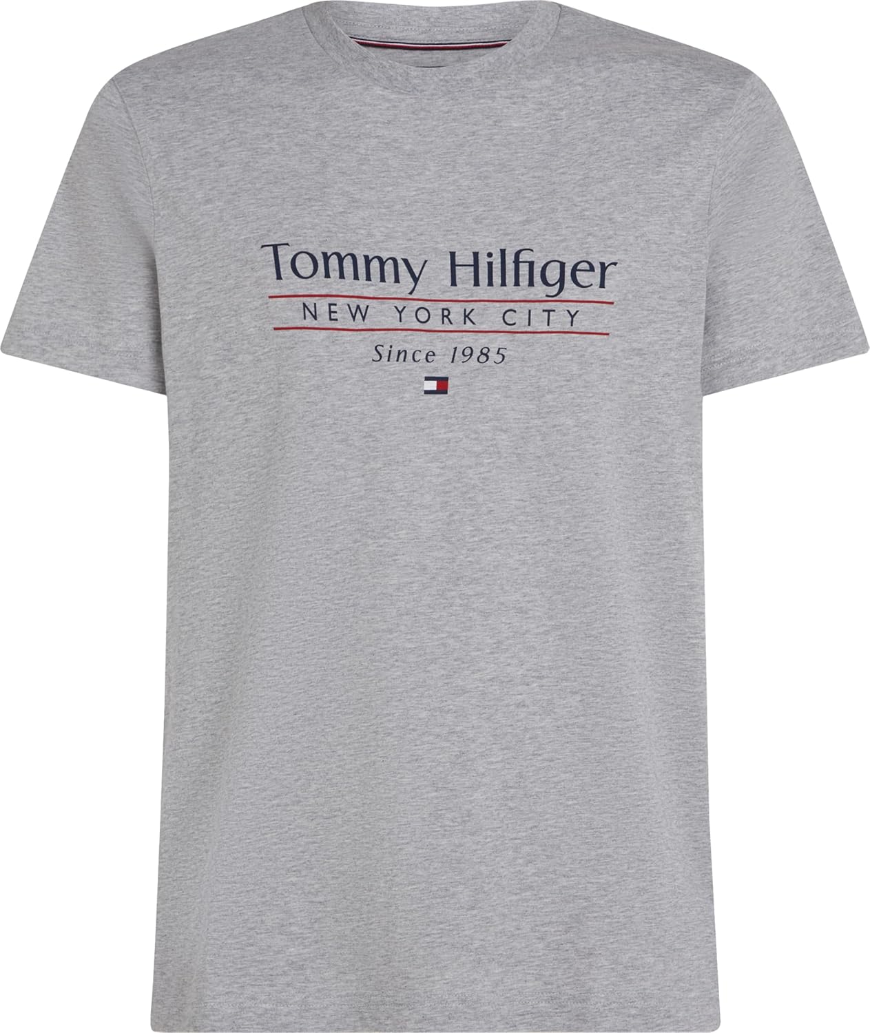Thumbnail 6 de Tommy Hilfiger Herren T-Shirt Kurzarm Center Stack Tee mit Rundhalsausschnitt aus Baumwolle