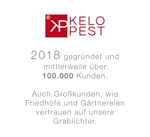 Detalle de KELOPEST LED-Grablicht mit austauschbaren Batterien