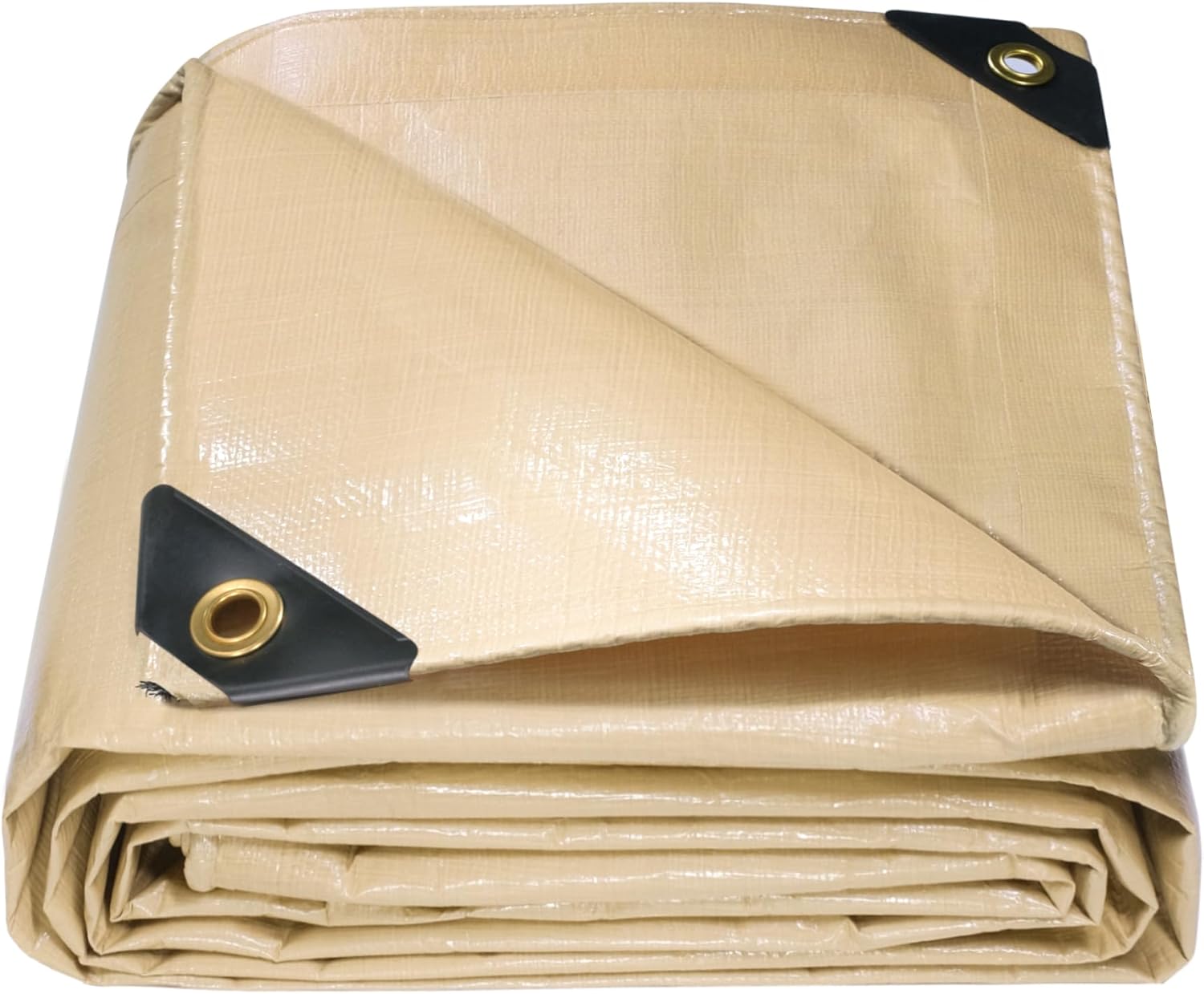 Thumbnail 1 de Covall Tarpaulin Waterproof Heavy Duty Extar Large 4x4m (210g/m²) Beige