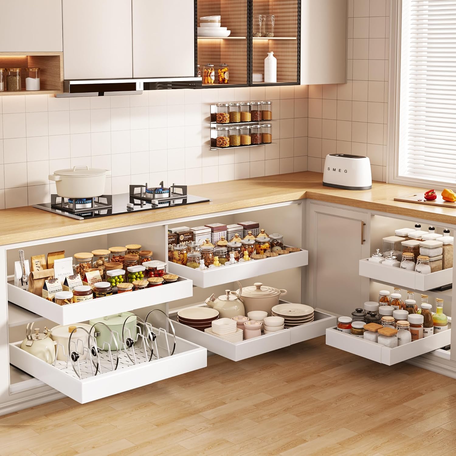 Thumbnail 6 de Seinloes Pull Out Cabinet Organizer 21"