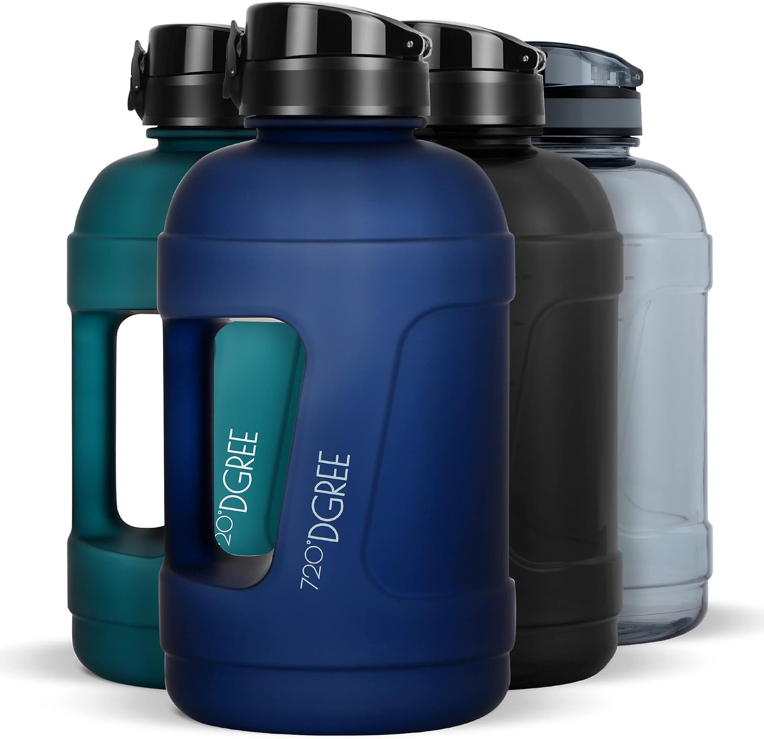 Detalle de 720°DGREE borraccia fitness con manico uberBottle da 2300 ml, senza BPA