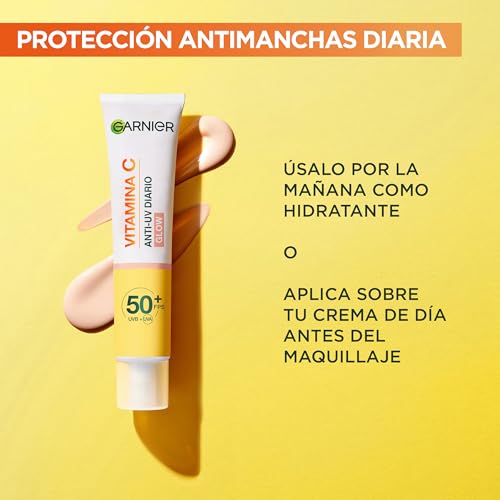 Detalle de Garnier Vitamina C Fluido Antimanchas Anti-UV Diario FPS50+