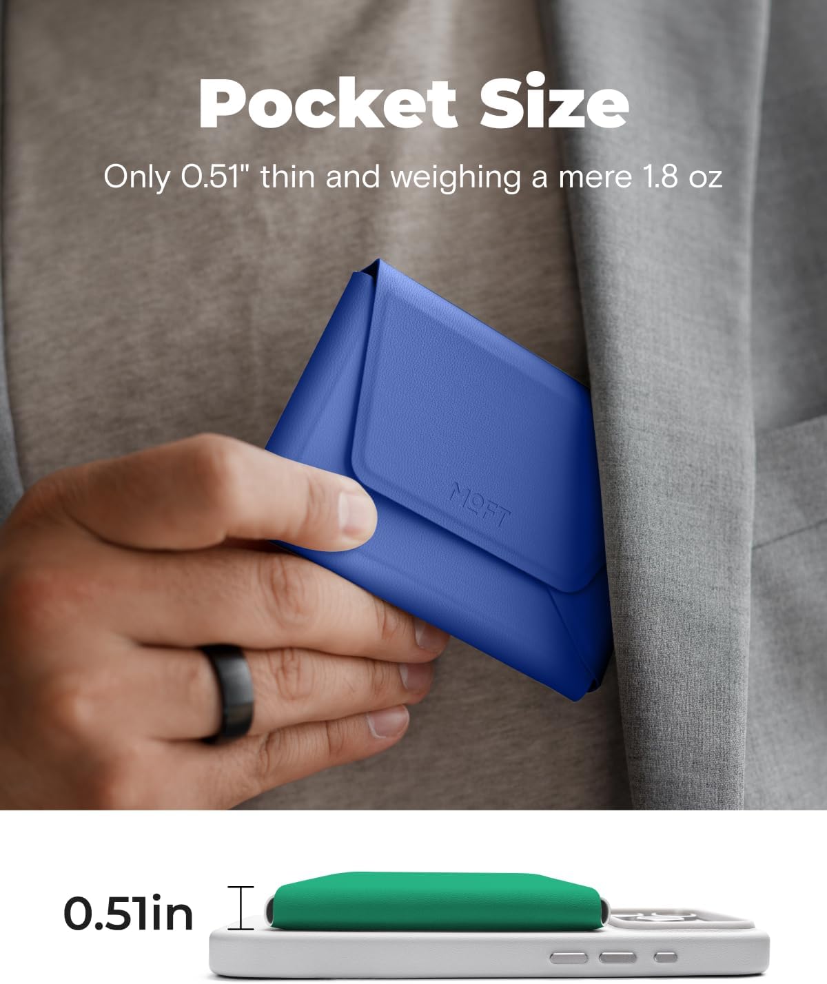 Thumbnail 6 de MOFT Portafoglio Magsafe Slim Magnetic 8: portafoglio magnetico minimalista in vegan MOVAS