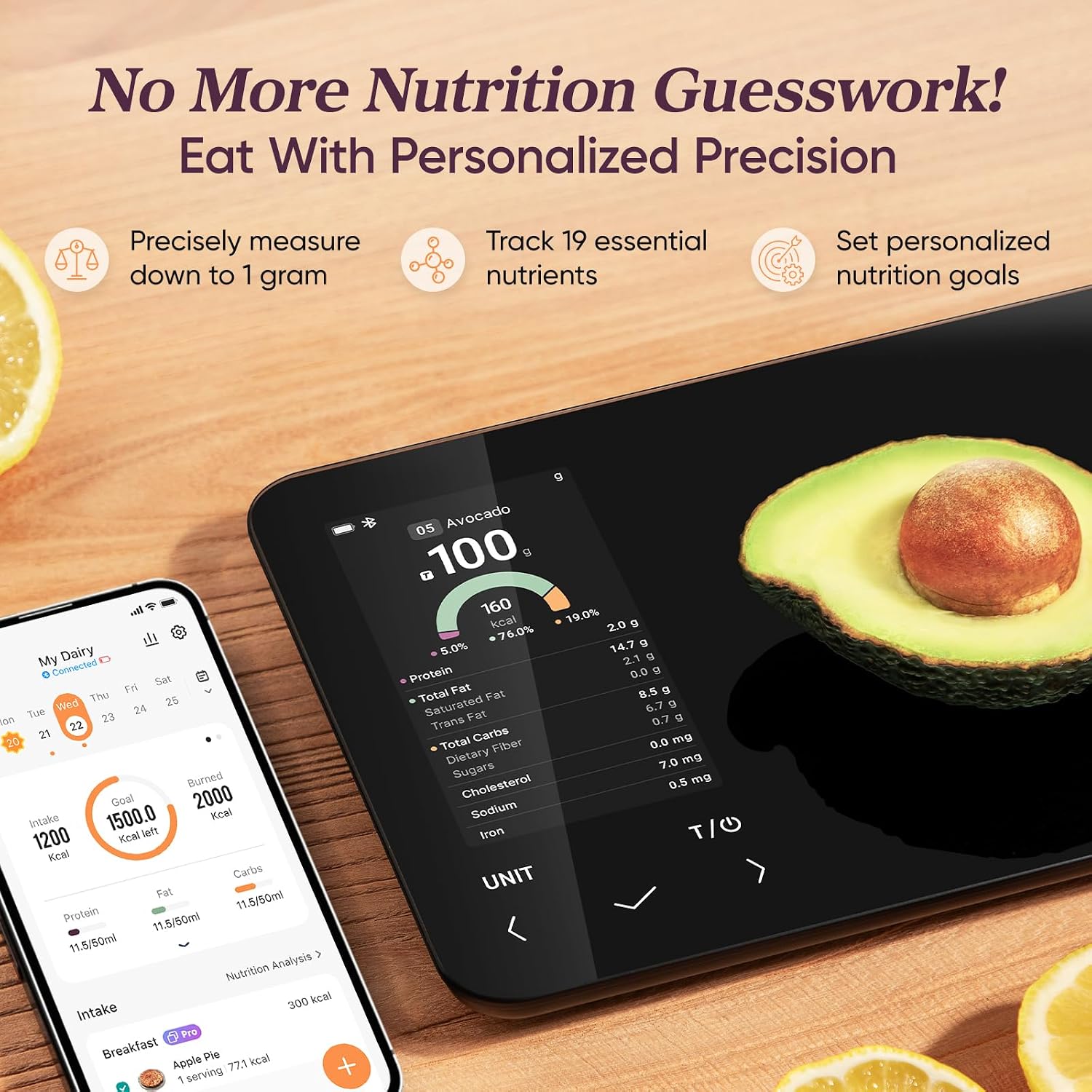 Thumbnail 1 de Cosori Smart Food Kitchen Scale 11 lb