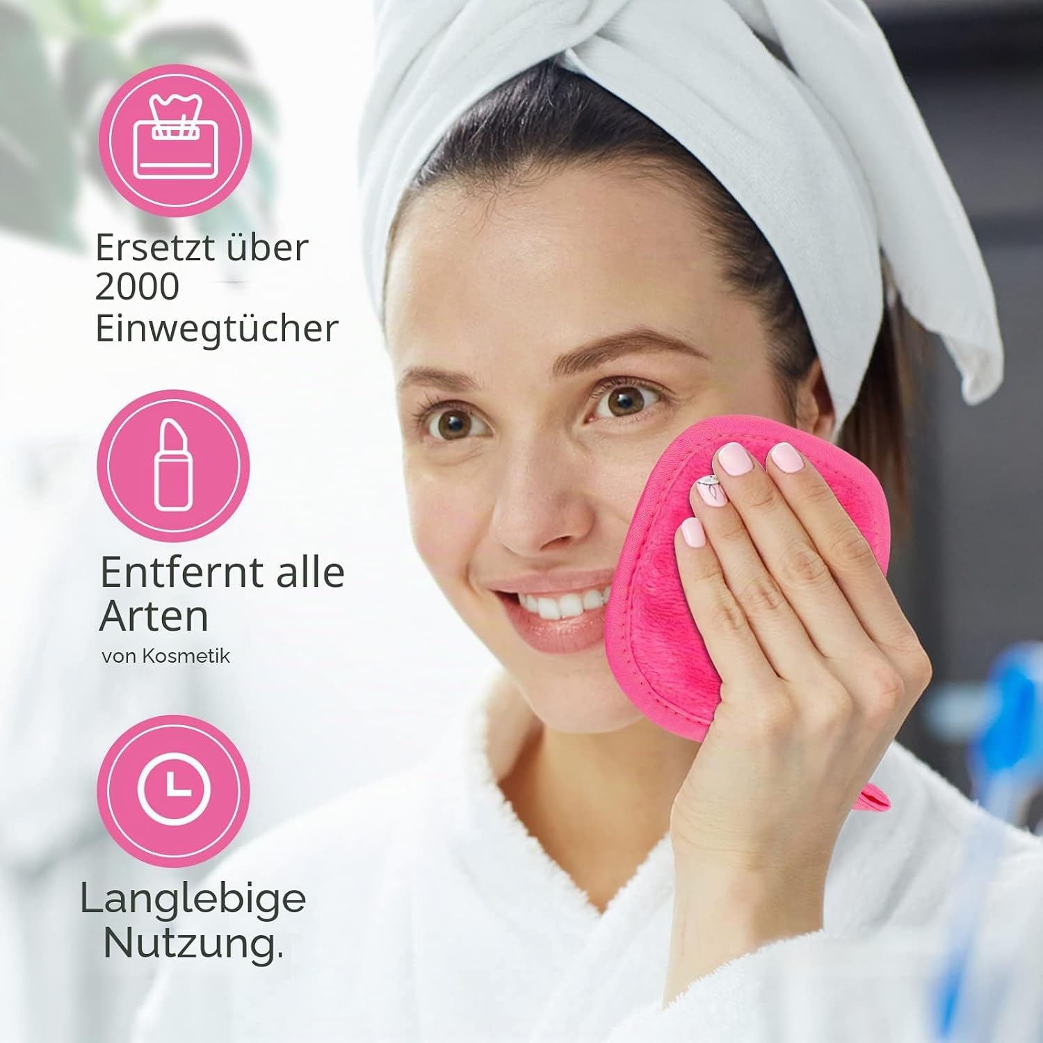Thumbnail 3 de Orighty Make-up-Entferner-Tücher – 12 Stück, wiederverwendbare Make-up-Entferner-Pads