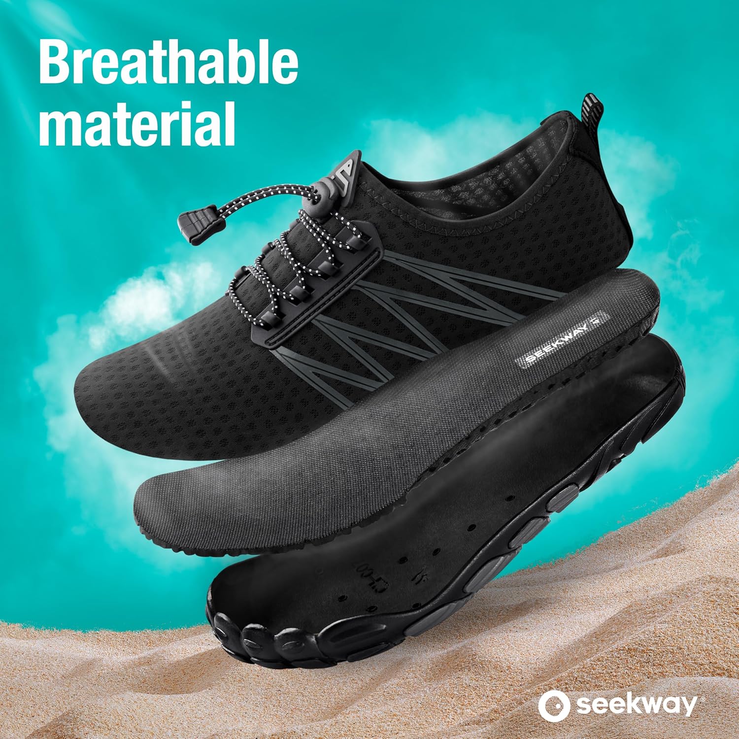Thumbnail 2 de SEEKWAY SP001 Water Shoes with Quick-Dry Upper and Non-Slip Rubber Soles
