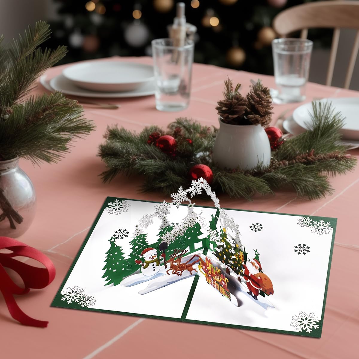 Thumbnail 3 de CNLITIHEKA Forest Deer 3D Card 🎄