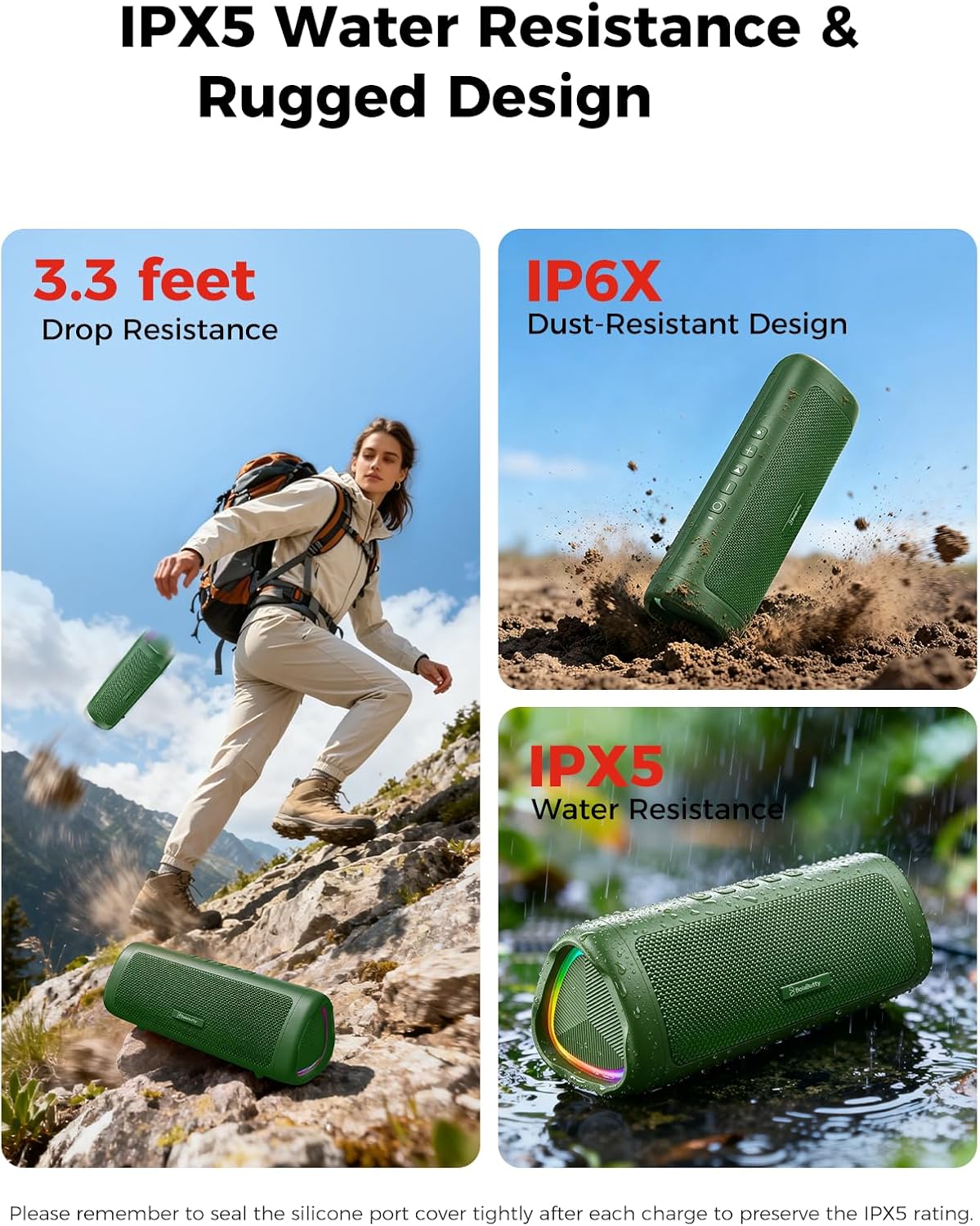 Detalle de BolaButty Bluetooth Speaker Portable Wireless (Green)