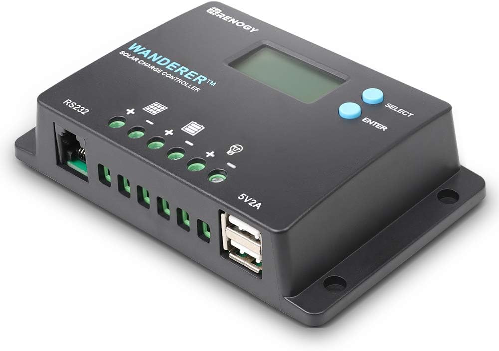Renogy Wanderer 10A PWM Solar Charge Controller