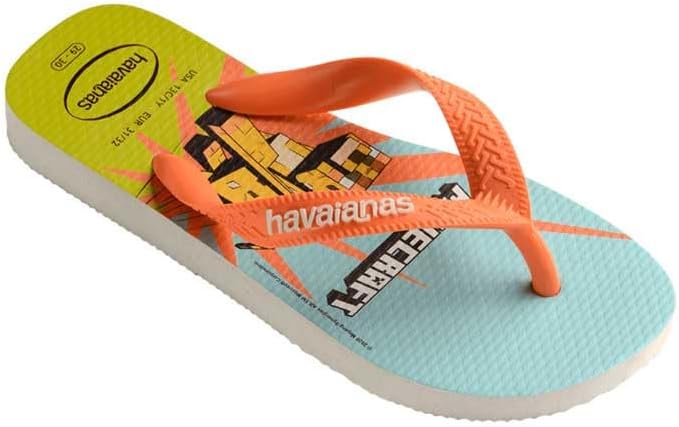 Detalle de Havaianas Minecraft (Mini Me) – tongs enfant confortables et antidérapantes