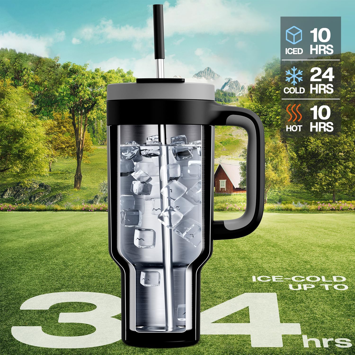 Detalle 2 de POWCAN Insulated Tumbler 40 oz