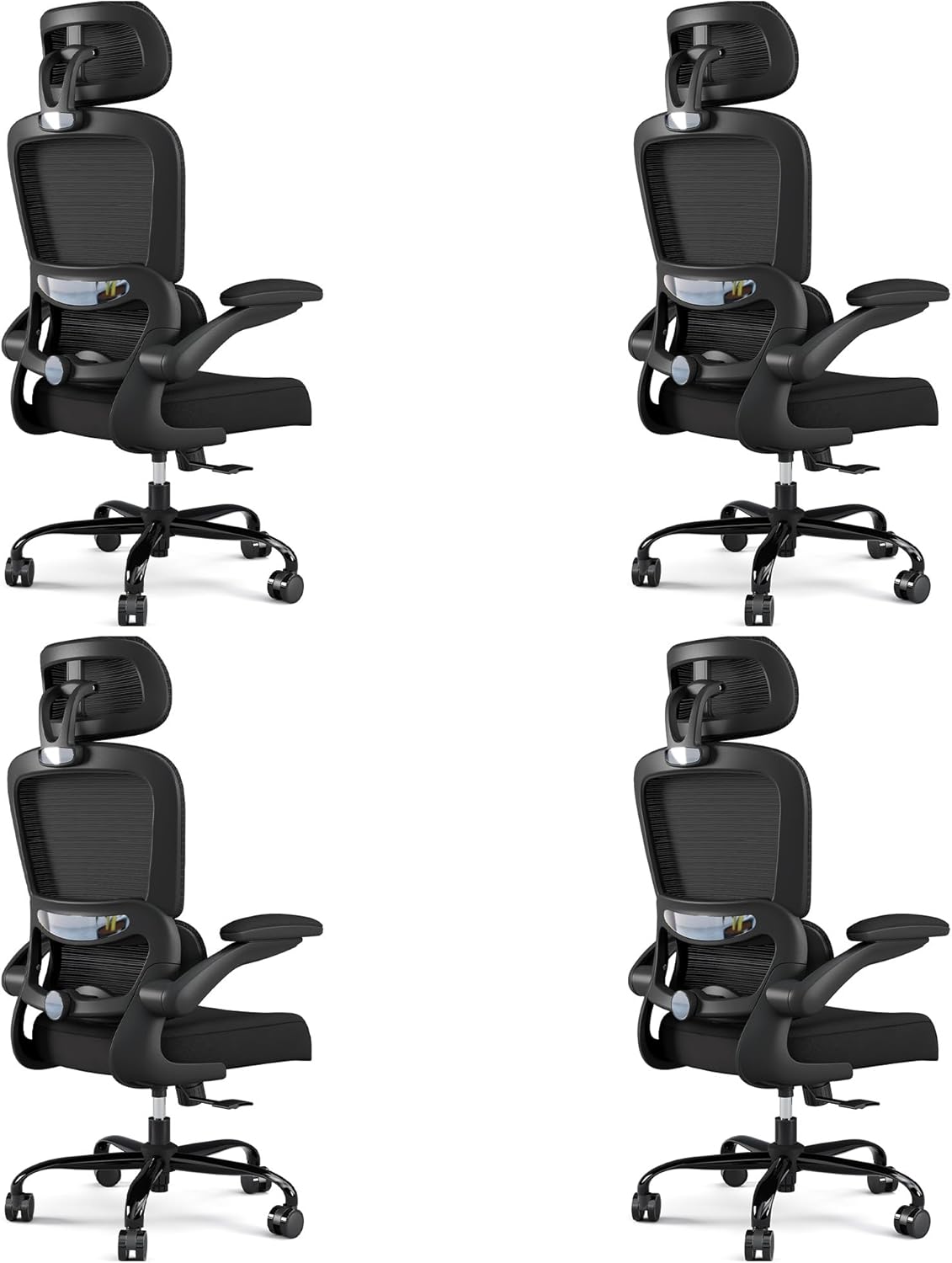 Thumbnail 6 de TRALT Office Chair Ergonomic mesh high-back, 330 lb capacity