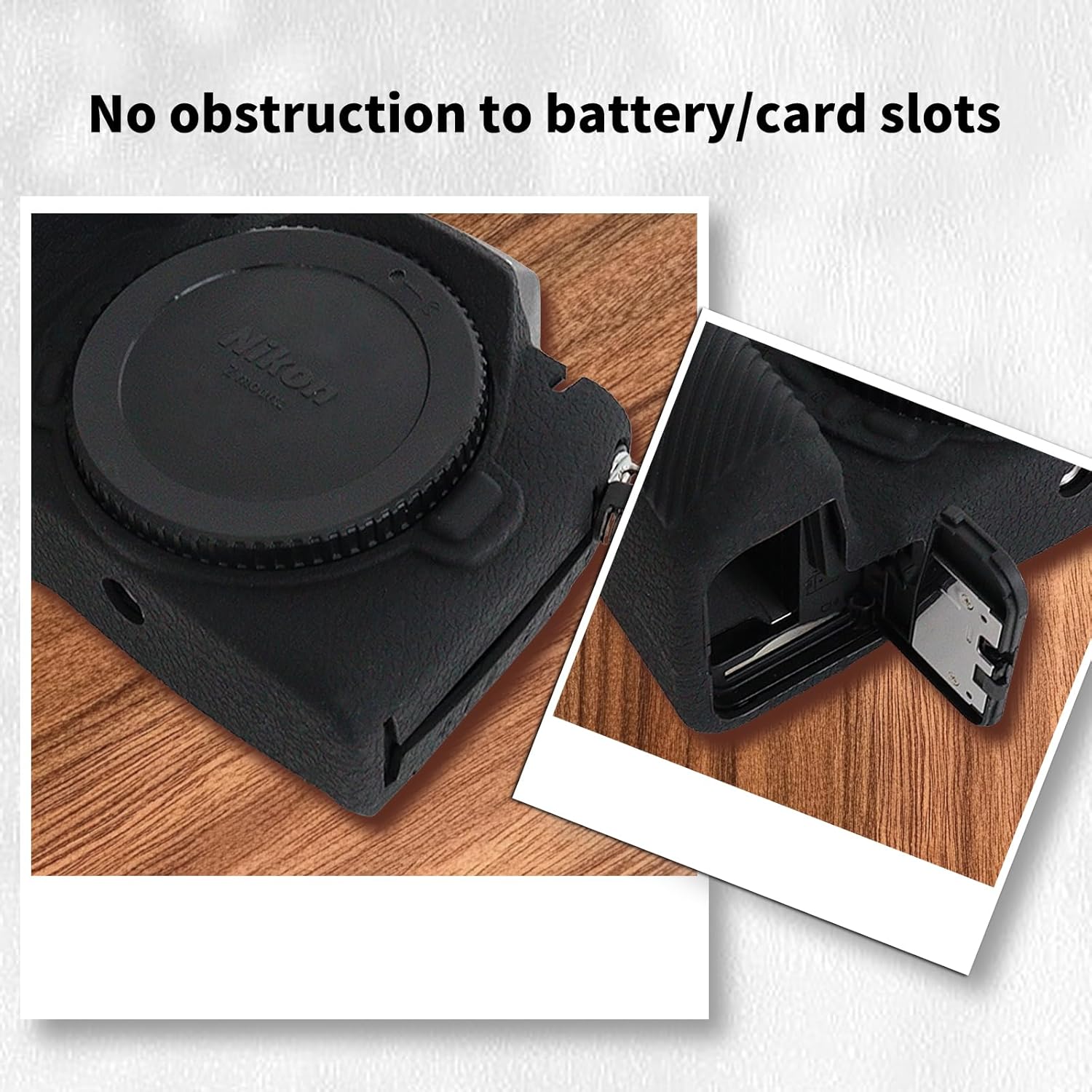 Thumbnail 4 de Rieibi Z50II Frosted Silicone Protective Case for Nikon Z50II Mirrorless (Cover Only) - Black