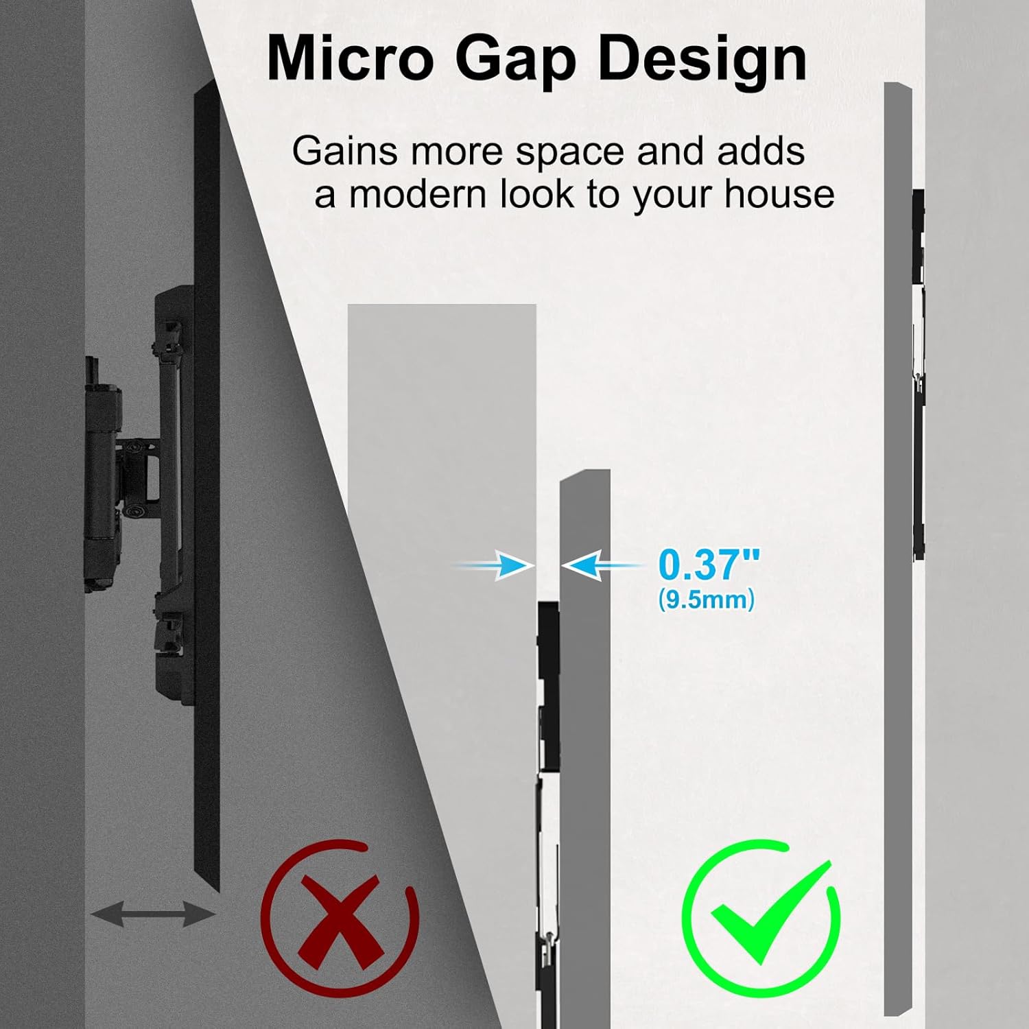 Detalle de Ultra Slim TV Wall Bracket — IMtKotW for 37–80 inch TVs