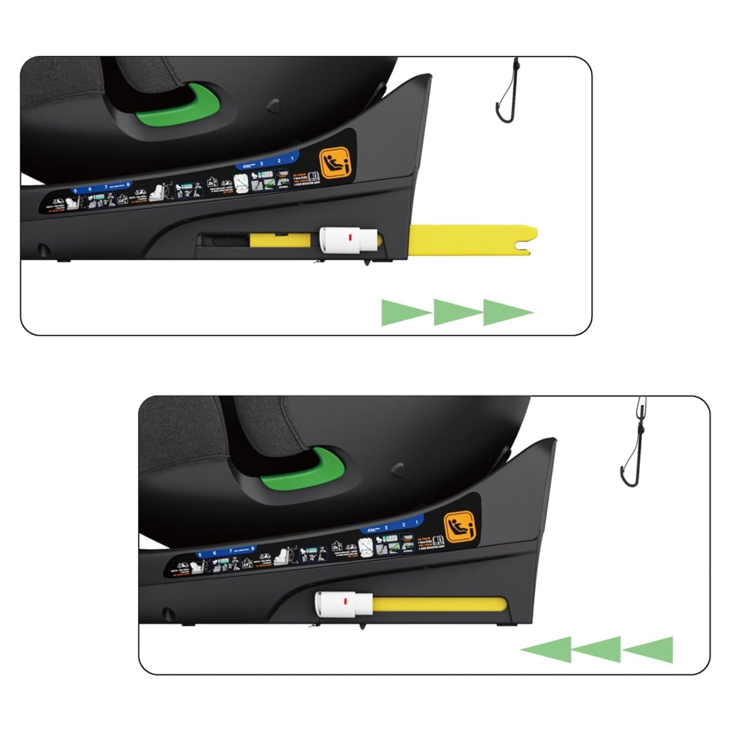 Thumbnail 4 de Xomax C013 Kindersitz – 360° Drehung, Isofix, ECE R129, 0–36 kg, verstellbar & atmungsaktiver Bezug