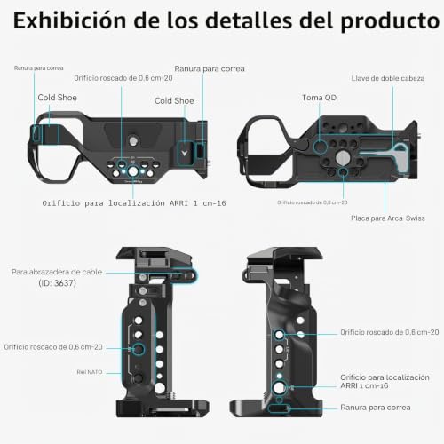 Detalle 2 de (Nueva Versión) SMALLRIG A7RIII / A7III / A7M3 Cage para Sony A7 III / A7R III
