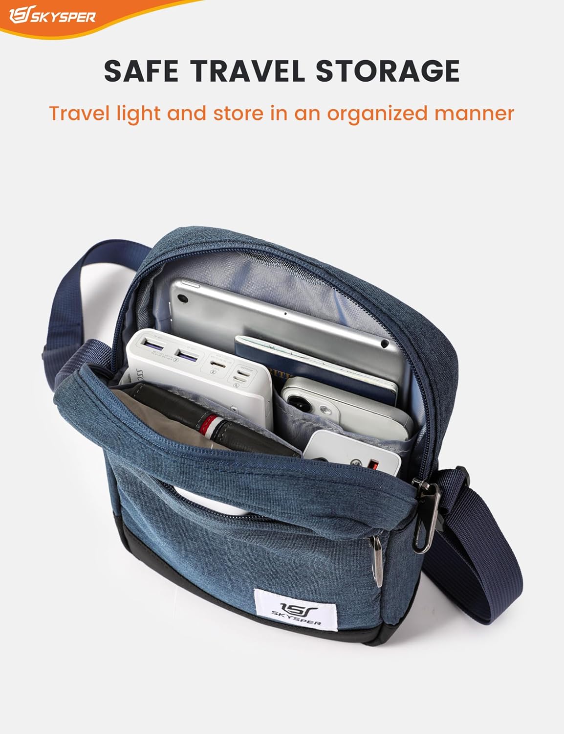 Thumbnail 6 de SKYSPER Small Anti Theft Sling Bag 9.8in