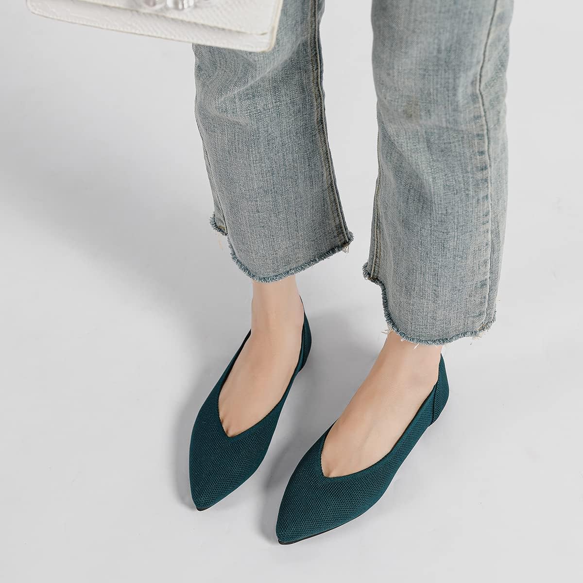 Thumbnail 4 de Semwiss Women's Ballet Flats: Comfortable, Casual Dressy Office Shoes with Pointed Toe and Leopard Design