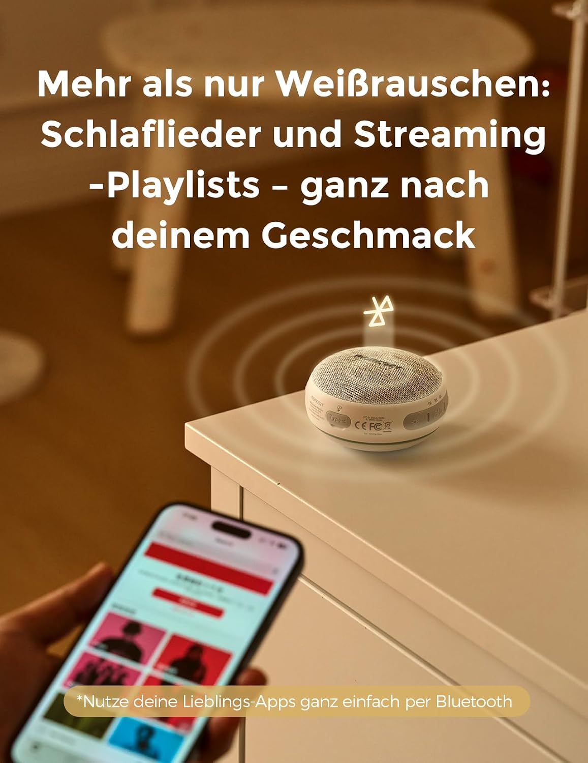 Thumbnail 6 de momcozy Tragbare Baby Soundmaschine – 20 Klänge