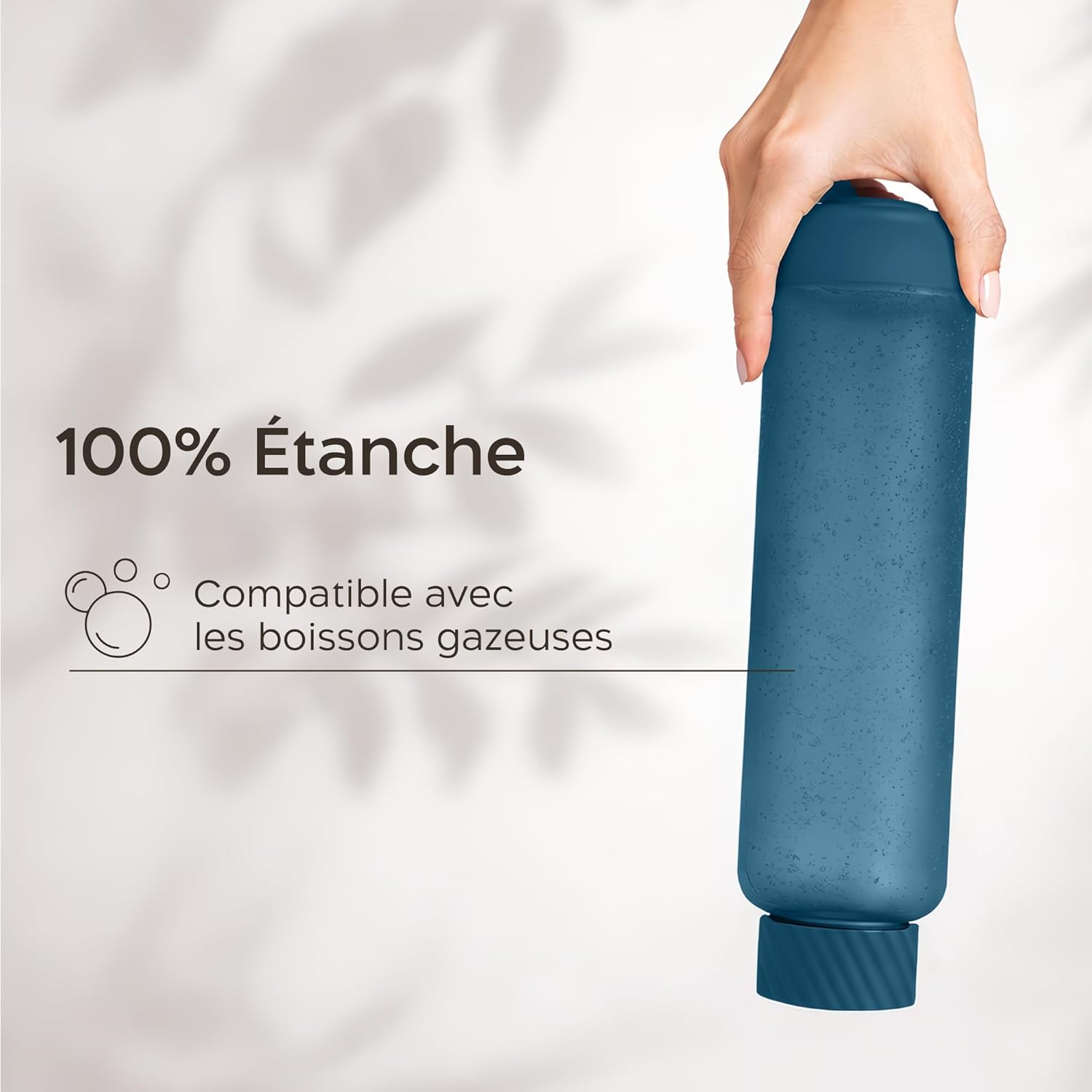 Thumbnail 4 de Twinzee Gourde 1L – Gourde sport anti-fuite en Tritan sans BPA, 1 litre, bleu foncé