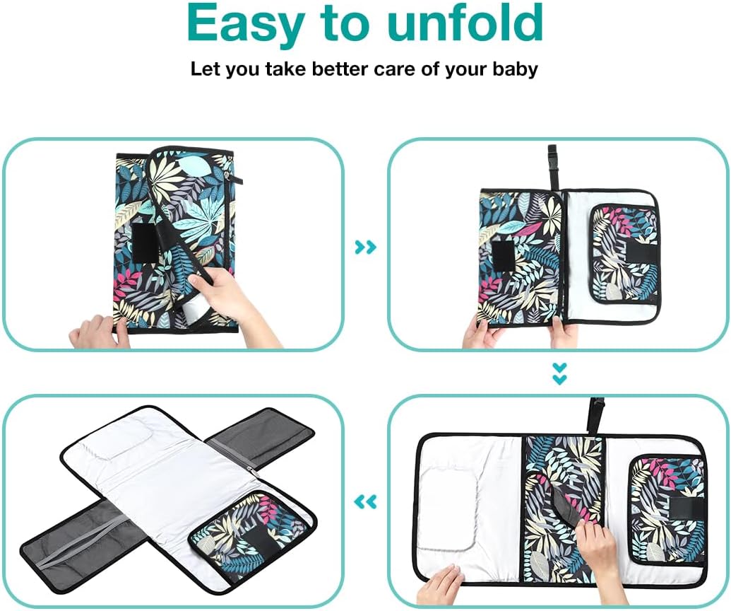 Thumbnail 6 de Lekebaby Portable Nappy Changing Mat Jungle 🧷