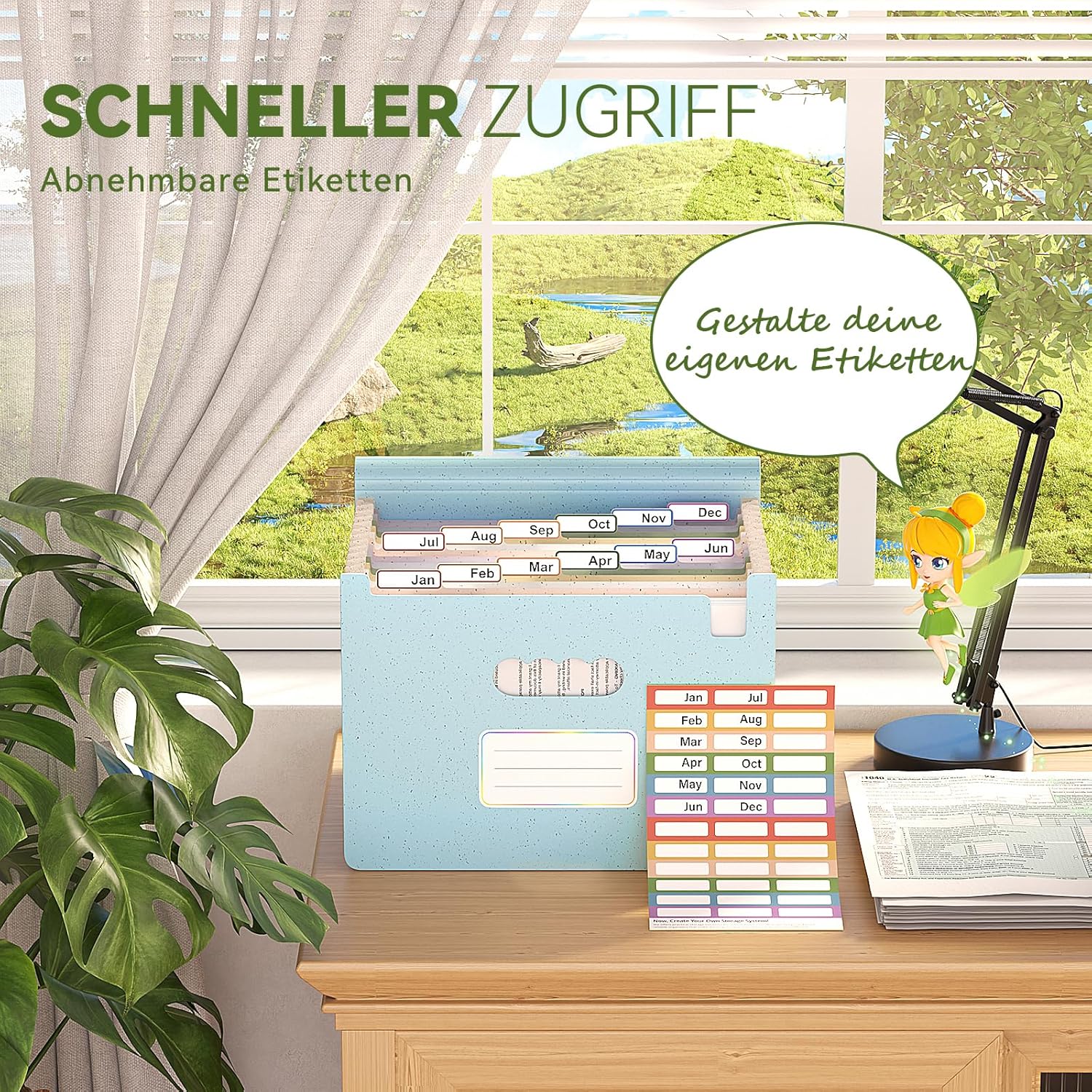 Thumbnail 2 de EcoStash Dokumentenmappe A4 12 Fächer